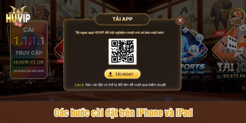 Các bước cài đặt trên iPhone và iPad
